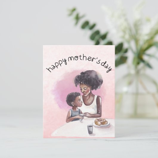 Beste Mutter je Feiertagskarte (Stehend Vorderseite)