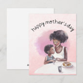 Beste Mutter je Feiertagskarte (Vorne/Hinten)