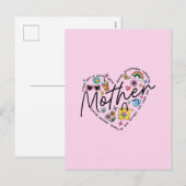 Beste Mutter je Feiertagspostkarte (Vorne/Hinten)