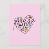 Beste Mutter je Feiertagspostkarte (Vorderseite)