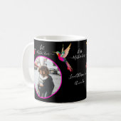 Beste Mutter je! Foto Hummingbird Kaffeetasse (Vorderseite Links)