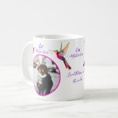 Beste Mutter je! Foto Hummingbird Kaffeetasse (Vorderseite Links)