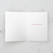 Beste Mutter je frohe Weihnachts-Typografie Karte (Innenseite)