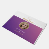Beste Mutter je Fußmatte (Schrägansicht)