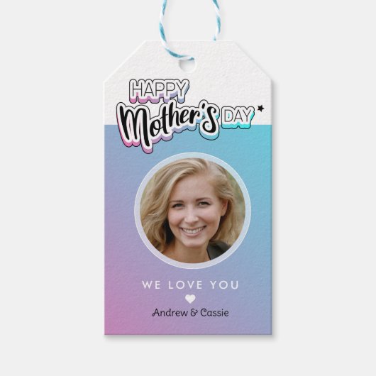 Beste Mutter je Geschenkanhänger (Vorderseite)