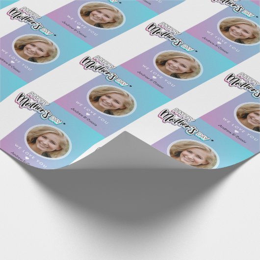 Beste Mutter je Geschenkpapier (Ecke)