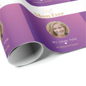 Beste Mutter je Geschenkpapier (Rolleneckpunkt)