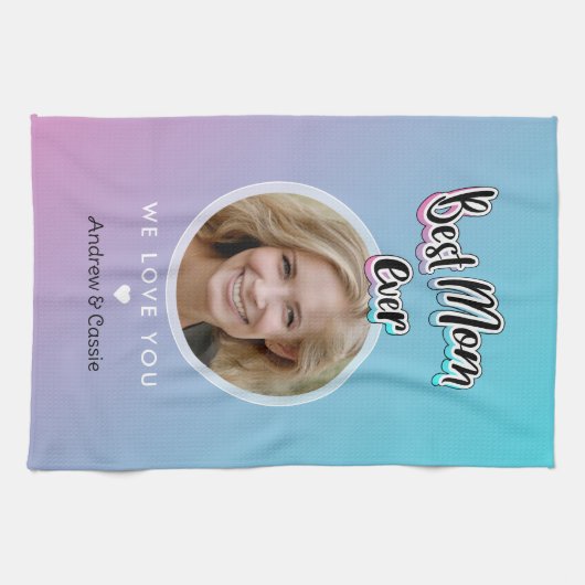 Beste Mutter je Geschirrtuch (Horizontal)