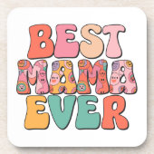 Beste Mutter je Getränkeuntersetzer (Vorderseite)