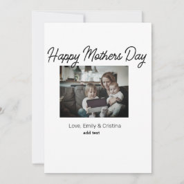 Beste Mutter je glückliche Mütter Tag hinzufügen F Feiertagskarte