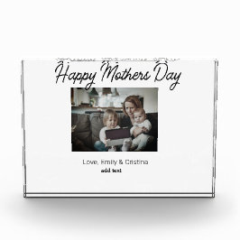 Beste Mutter je glückliche Mütter Tag hinzufügen F Fotoblock