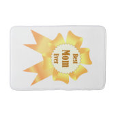 Beste Mutter je Golden Sieger Band Badematte (Vorderseite)