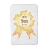 Beste Mutter je Golden Sieger Band Badematte (Vorderseite Vertikal)