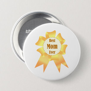 Beste Mutter je Golden Sieger Band Button