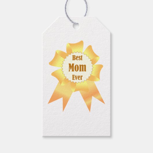 Beste Mutter je Golden Sieger Band Geschenkanhänger (Vorderseite)