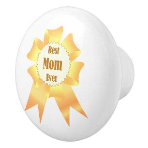 Beste Mutter je Golden Sieger Band Keramikknauf