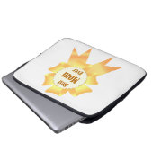 Beste Mutter je Golden Sieger Band Laptopschutzhülle (Vorne Knopf)