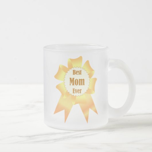 Beste Mutter je Golden Sieger Band Mattglastasse (Rechts)