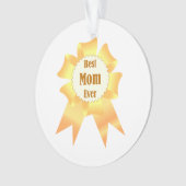 Beste Mutter je Golden Sieger Band Ornament (Vorderseite)