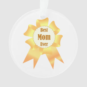 Beste Mutter je Golden Sieger Band Ornament