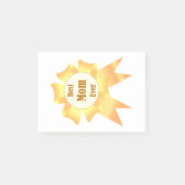 Beste Mutter je Golden Sieger Band Post-it Klebezettel (Vorderseite)