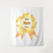 Beste Mutter je Golden Sieger Band Wandteppich (Vorderseite)