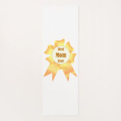 Beste Mutter je Golden Sieger Band Yogamatte (Rückseite)