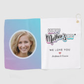 Beste Mutter je Golfhandtuch (Horizontal)