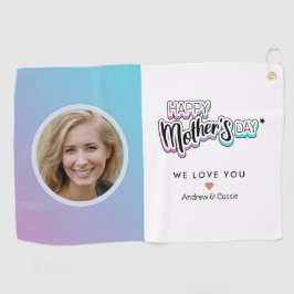 Beste Mutter je Golfhandtuch