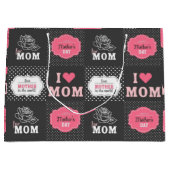 Beste Mutter je Große Geschenktüte (Vorderseite)