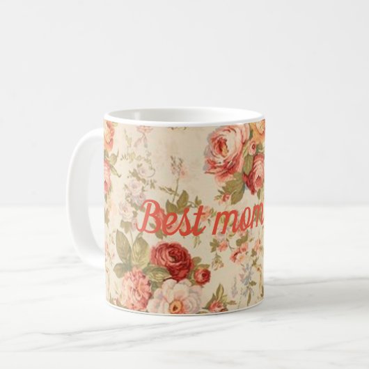 Beste Mutter je Kaffeetasse (Vorderseite Links)