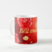 Beste Mutter je Kaffeetasse (Vorderseite Links)