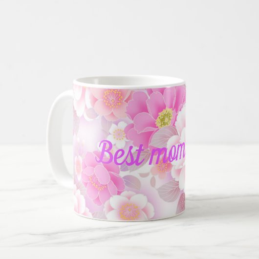 Beste Mutter je Kaffeetasse (Vorderseite Links)