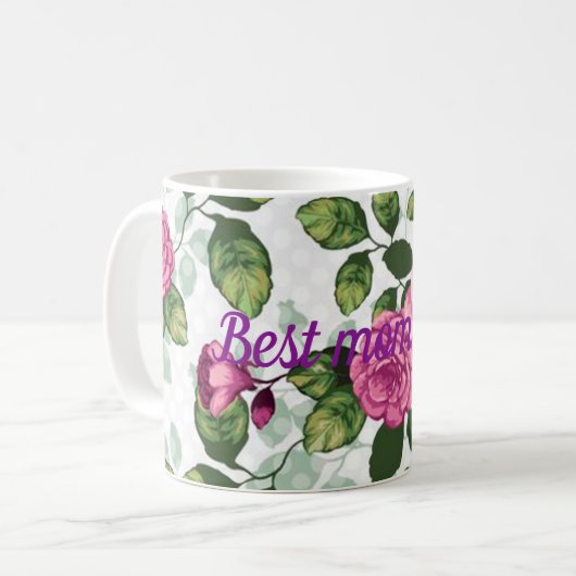 Beste Mutter je Kaffeetasse (Vorderseite Links)