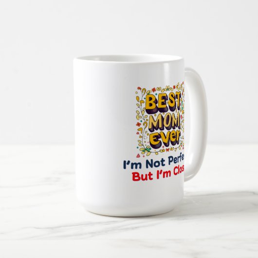 Beste Mutter je Kaffeetasse (VorderseiteRechts)