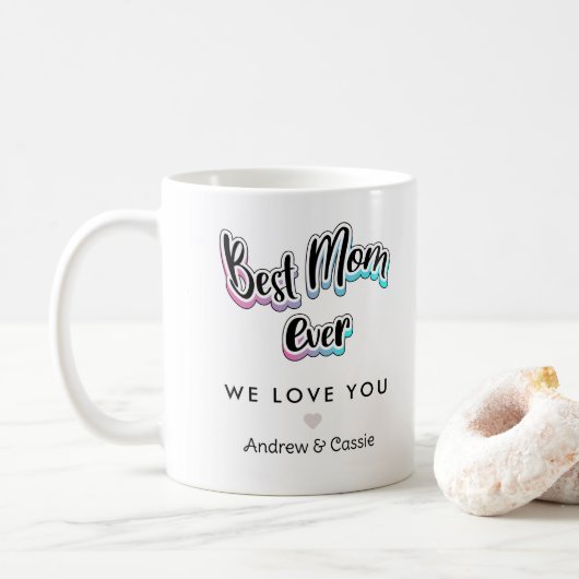 Beste Mutter je Kaffeetasse (Mit Donut)