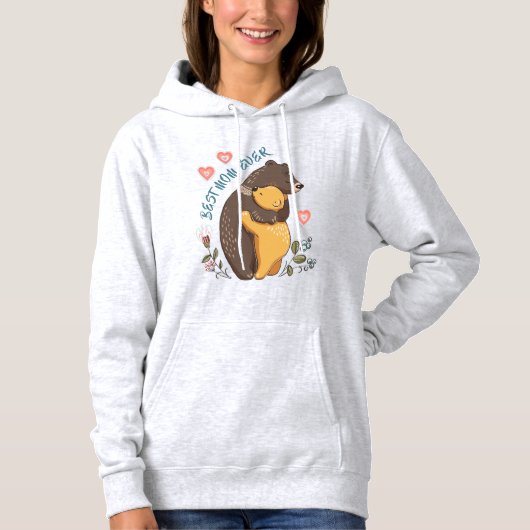 Beste Mutter je Kleidung Muttergeschenk, Mutter Hoodie (Vorderseite)