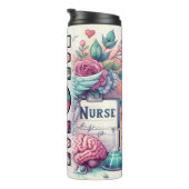 Beste Mutter je Krankenschwester farbenfroh Thermosbecher (Nach rechts gedreht)
