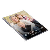 Beste Mutter je kundenspezifischen Foto personalis Notizblock (Rechte Seite)