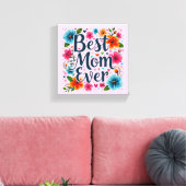 Beste Mutter je Leinwanddruck (Insitu (Wohnzimmer))