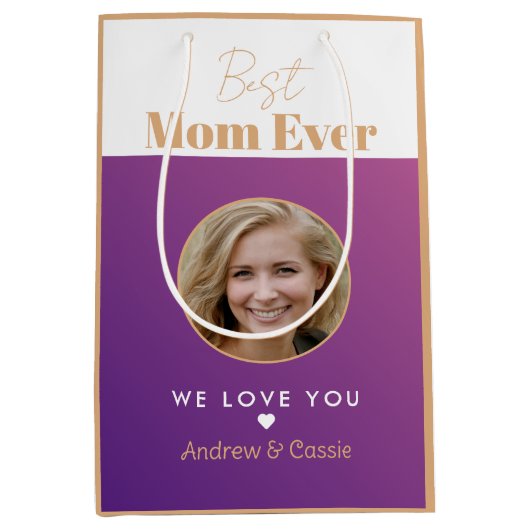 Beste Mutter je Mittlere Geschenktüte (Vorderseite)