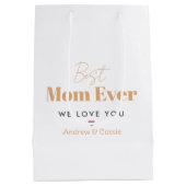 Beste Mutter je Mittlere Geschenktüte (Rückseite)