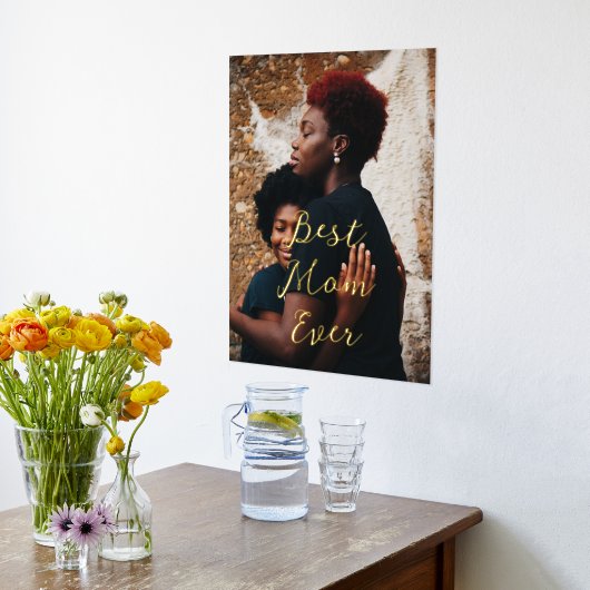 Beste Mutter je Mutter Geschenke Foto angepasst Foliendrucke (Ablage(Küche))