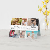 Beste Mutter je | Muttertag 6-Foto Collage Karte (Gelbe Blume)