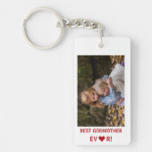 Beste Mutter je Muttertag Foto Keepake Schlüsselanhänger (Vorderseite)