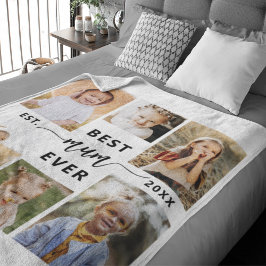 Beste Mutter je - Muttertagsfoto-Collage Fleecedecke