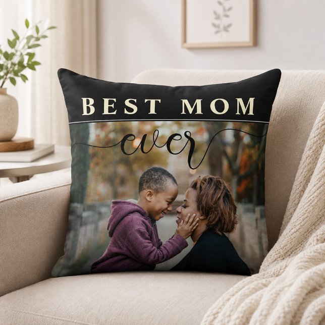 Beste Mutter je Muttertagskissen Kissen (Best Mom Ever Mother's Day Throw Pillow)