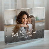 Beste Mutter je Niedlich modern Fotoblock