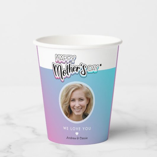 Beste Mutter je Pappbecher (Vorderseite)