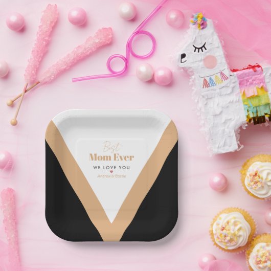 Beste Mutter je Pappteller (Party)